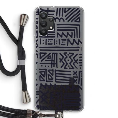 Marrakech print: Samsung Galaxy A32 5G Transparant Hoesje met koord