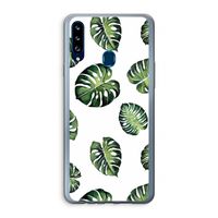Tropische bladeren: Samsung Galaxy A20s Transparant Hoesje Tropische bladeren: Samsung Galaxy A20s Transparant Hoesje