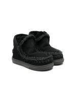 Mou Kids bottines eskimo en daim - Noir - thumbnail