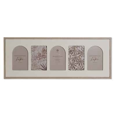 Fotolijsten Home ESPRIT Beige Kristal Hout MDF Scandinavisch 60 X 3 X 34 cm