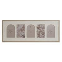 Fotolijsten Home ESPRIT Beige Kristal Hout MDF Scandinavisch 60 X 3 X 34 cm
