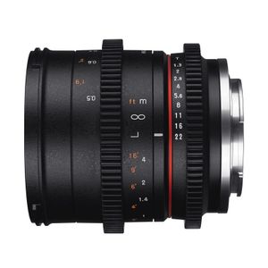 Samyang 50mm T1.3 cine AS UMC CS Sony E-mount objectief