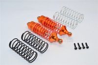 Aluminium instelbare voor schokdempers, Oranje - Traxxas Slash 4x4 - thumbnail