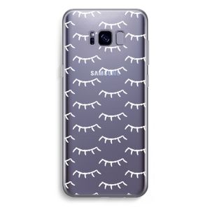 Wimpers: Samsung Galaxy S8 Plus Transparant Hoesje