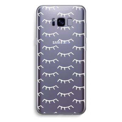 Wimpers: Samsung Galaxy S8 Plus Transparant Hoesje