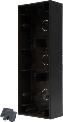 Kopp HK07 PURE mat zwart 3 voudig opbouwdoos - 4624820