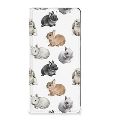 Smartphone hoesje voor Motorola Edge 40 Neo Konijntjes