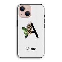 Charcoal Flora: iPhone 13 mini Biologisch afbreekbaar hoesje