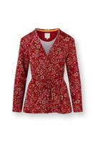 Pip Studio Teagan Vest Lange Mouw Daisy Dreams Rood M