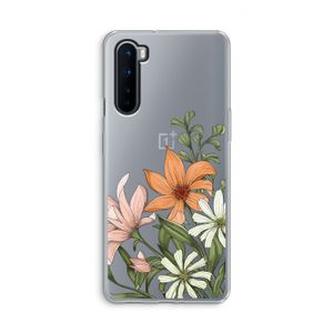 Floral bouquet: OnePlus Nord Transparant Hoesje