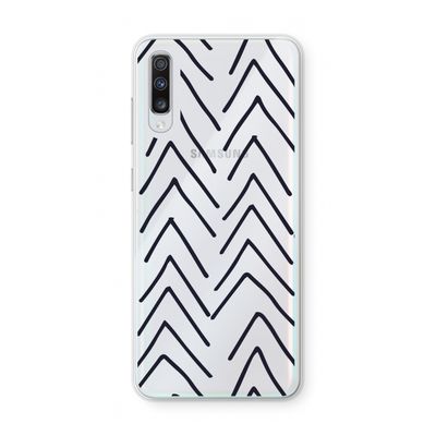 Marrakech Arrows: Samsung Galaxy A70 Transparant Hoesje