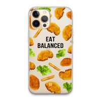 Eat Balanced: iPhone 13 Pro Max Transparant Hoesje