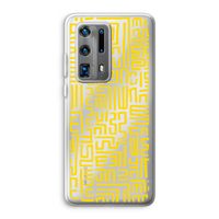Majorelle Blue Print: Huawei P40 Pro Plus Transparant Hoesje