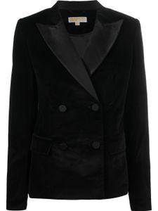 Michael Michael Kors blazer en velours à revers pointus - Noir