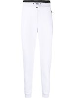 Plein Sport pantalon de jogging à patch logo - Blanc