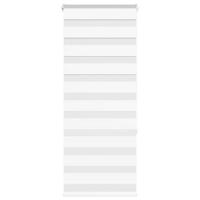 Zebra rolgordijn 60x150 cm stofbreedte 55,9 cm polyester wit