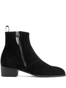 Giuseppe Zanotti bottines New York en daim - Noir