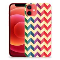 iPhone 12 Mini | TPU bumper | Zigzag Multi Color