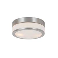 QAZQA Moderne buiten plafondlamp staal 23 cm IP44 - Flavi