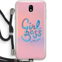 Girl boss: Samsung Galaxy J7 (2017) Transparant Hoesje met koord