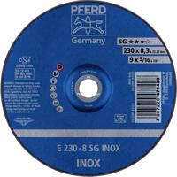 PFERD TOOLS 62223832 E 230-8 SG INOX Afbraamschijf gebogen Diameter 230 mm Boordiameter 22.23 mm RVS 10 stuk(s)