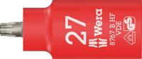 Wera 8767 B VDE HF TORX® Zyklop Bitdop, geïsoleerd, met 3/8"-aandrijving, met vasthoudfunctie, TX 27 x 55 mm - 05004922001