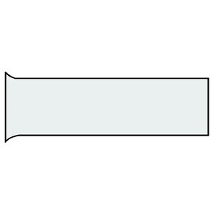 Ongeïsoleerde Adereindhuls 0,5 mm2 L= 6mm standaard type