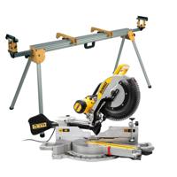 DeWALT DWS780 Afkortzaag met XPS + DE7023 Onderstel