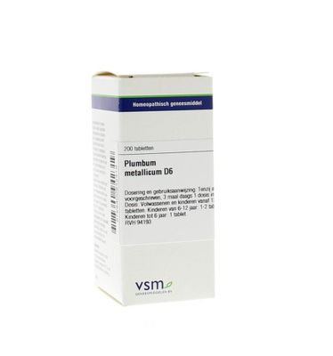 Plumbum metallicum D6