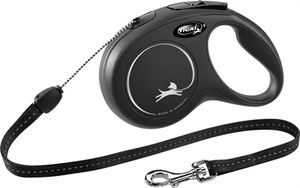 Flexi New CLASSIC 8 m Zwart Hond Intrekbare riem