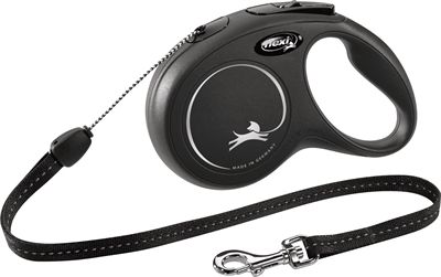Flexi rollijn cord zwart