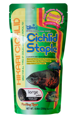 Hikari Cichlid Staple Large 250g - Vitaminerijk Voer voor Groei Carnivore Cichliden