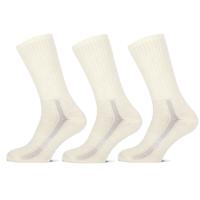 Basset Merinowollen Sokken Comfort 3-pack Off White-35/38
