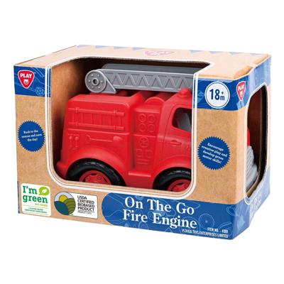Play biobased brandweerwagen rood