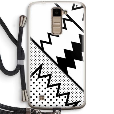 Pop Art #5: LG K10 (2016) Transparant Hoesje met koord
