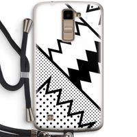 Pop Art #5: LG K10 (2016) Transparant Hoesje met koord
