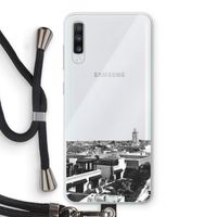Marrakech Skyline : Samsung Galaxy A70 Transparant Hoesje met koord