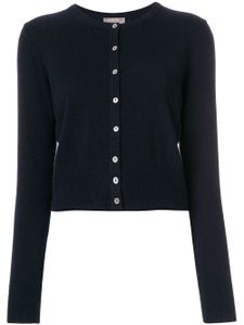 N.Peal cardigan court en cachemire - Bleu