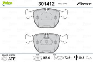 Valeo Remblokset 301412