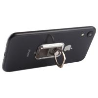 CPS-013 360 graden draaien vrij verwisselbare magnetische ring staan telefoon houder ondersteuning draadloos opladen (zwart)