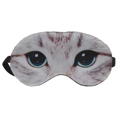Slaapmasker Poes / katten thema - Zacht Oogmasker Dierenthema - Voor Kinderen & Volwassenen
