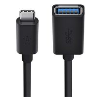 Belkin USB-C naar USB-A (3.0) adapter zwart - F2CU036BTBLK - thumbnail