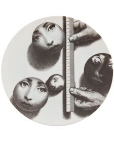 Fornasetti assiette "Tema e variazioni" - Blanc