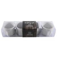 Food For Fun Serveerset met 4 schaaltjes ø5,5x4,6cm