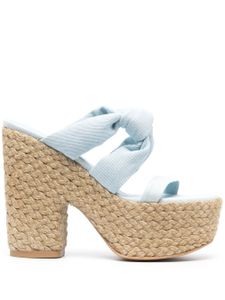 Stuart Weitzman sandales Playa Sohigh 145 mm - Bleu