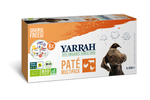 Yarrah Dog Alu Pate Multi-Pack 6x150gr
