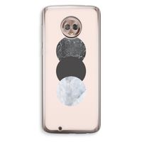 Marmeren cirkels: Motorola Moto G6 Transparant Hoesje