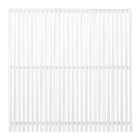 Wit Houten Tuinscherm Sendai 180 x 180 CM