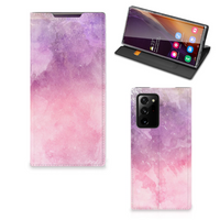 Bookcase Samsung Galaxy Note 20 Ultra Pink Purple Paint
