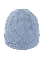 Gucci Kids bonnet à motif Square G - Bleu